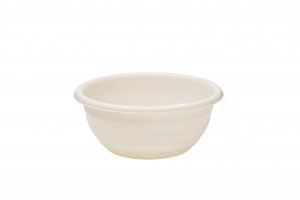 Миска (салатник) с крышкой 1,2л слоновая кость Spark Plast 945907