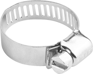 Хомуты оцинкованные ЗУБР просечная лента 12,7мм 19-44мм (2шт) 37805-019-44-100