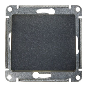 Выключатель 1-кл Glossa в рамку антрацит GSL000711