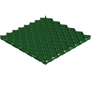 Решетка газонная РГ-60.60.4 пластиковая зеленая