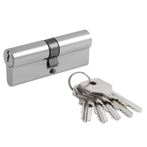 Механизм цилиндровый STD AL Л-80 40-40 хром Нора-М 15277