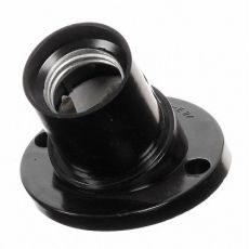 Патрон (КАРБОЛИТ) настенный Е27 черный 71607 NLH-BL-W1/24605