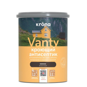 Антисептик кроющий KRONA VANTY мокко (0,75л)
