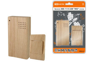 Звонок беспроводной ЗББ-11/4-32М эко сосна TDM SQ1901-0022