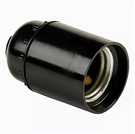 Патрон (КАРБОЛИТ) подвесной Е27 черный 24607 7 REV