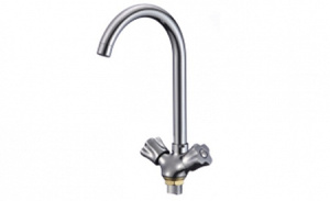 Смеситель RMS SL116-274F д/кухни двухручковый выс. излив  Смеситель RMS SL116-274F д/кухни двухручковый выс. излив