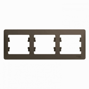 Рамка 3-м Glossa шоколад GL000803