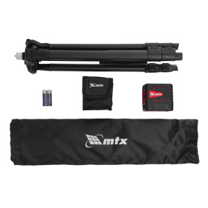 Уровень лазерный QBC GREEN Pro SET 20м зеленый луч батарейки штатив MTX 350115