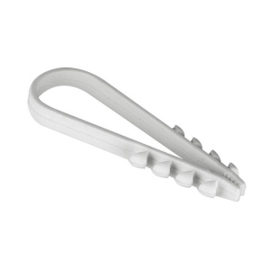 Хомуты нейлоновые белые 5*10мм д/круглого кабеля (100шт)