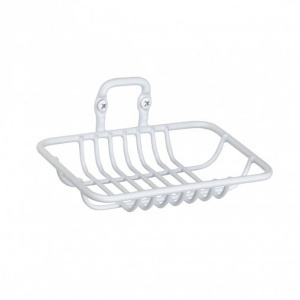 Мыльница Swensa Colors металл/пластик белая 238444