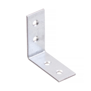Уголки мебельные 40x40x17x2 с шур. белый цинк (4шт)