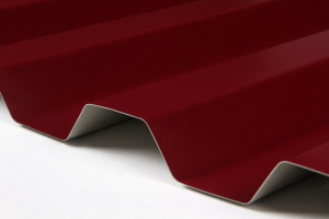 Профнастил С-21 0,35*1050*2000 красное вино