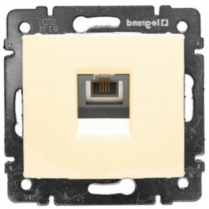 Механизм розетки информ. 1-м СП Valena слоновая кость Leg774341