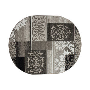 Ковер БЦФ SILVER  0,6*1,1м GRAY МЕРИНОС