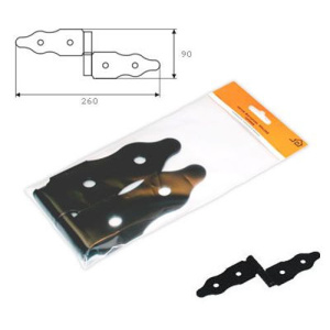 Петля фигурная 90*260 левая черная Балаково