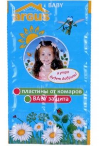 Пластины от комаров б/запаха д/детей 