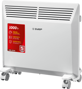 Конвектор электрический Зубр 1кВт КЭМ-1000