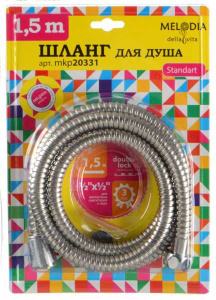 Шланг для душа ТERMA 1/2*1/2" конус нерж. 14*150см MKP20331BL 34513 Шланг для душа ТERMA 1/2*1/2" конус нерж. 14*150см MKP20331BL 34513