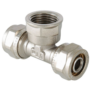 Тройник с вн.резьбой 16*3/4" ц/г/ц VTm.332