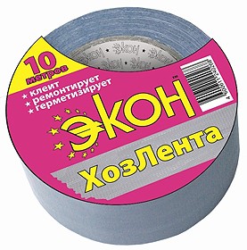 Лента хоз. универ. серебрянная Экон 10м Момент 1501730