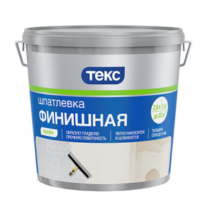 Шпатлевка латексная вырав. финишная (5кг) Профи Текс