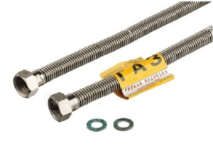 Подводка газ. сильфон. 1/2" 50см в/в Kensudo