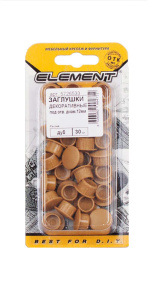 Заглушка декоративная EIement 12мм дуб (30шт)