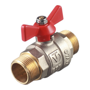 Кран шаровый 3/4" н/н бабочка VG103102