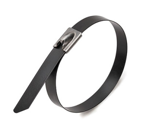 Стяжки стальные с ПВХ покрытием 4,6х150