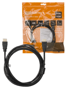 Кабель АВК 4 HDMI-HDMI v2.0 3м SQ4040-0004