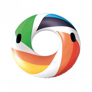 Круг надувной для плавания Ecos Цветное колесо 118 см 258995