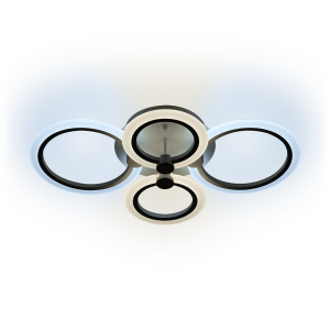 Люстра св/д ROLO CHL-52018/86W с пультом 86Вт REV Ritter 52018 4