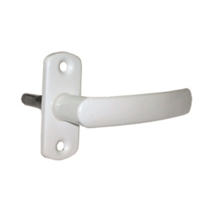Ручка оконная Р1 к завертке ЗР2-1Б белая  00179