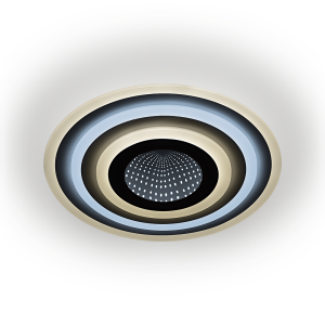 Люстра св/д UFO NAPOLIi CLL-52000/126W с пультом 3D тоннель 126Вт REV Ritter 52000 9