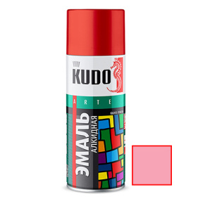 Эмаль аэроз. универ. розовая KUDO 1014 (520мл)