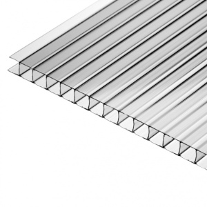 Поликарбонат сотовый 8мм (прозрачный) 6м Поликарбонат сотовый 8мм (прозрачный) 6м