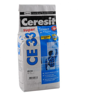 Затирка СЕ33 №04 Ceresit серебристо-серый (2кг)