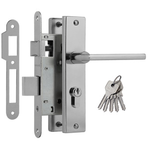 Замок врезной 708К-55мм хром Нора-М 19175