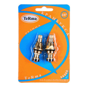 Кран-букса резина 3/8" 8*20 (2шт) MKP06980BL 34162 Кран-букса резина 3/8" 8*20 (2шт) MKP06980BL 34162