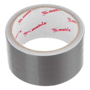 Лента клейкая армированная влагостойкая 48мм*10м серебристая Matrix 89070