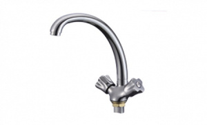 Смеситель RMS SL116-273 д/кухни двухручковый выс. излив 