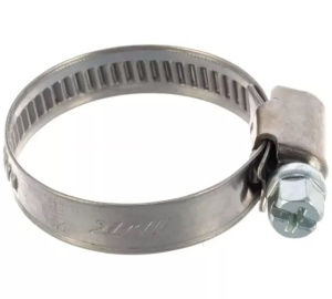 Хомут червячный 9мм 12-20мм нерж. сталь W2 (2шт)