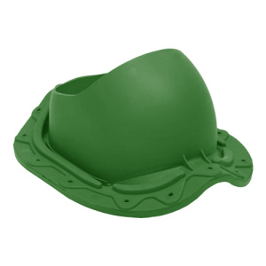 Проходной элемент трубы (фальцев.прямой) зеленый Проходной элемент трубы (фальцев.прямой) зеленый