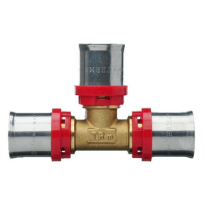 Тройник пресс 20*20*20" красн.кольцо TRm02410