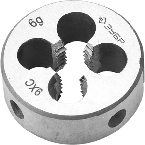 Плашка ЗУБР MAСТЕР М5*0,5 круглая ручная  4-28022-05-0,5