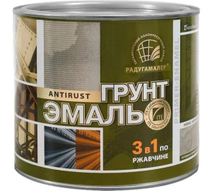 Грунт-эмаль белая (1,9кг) РАДУГАМАЛЕР Радуга