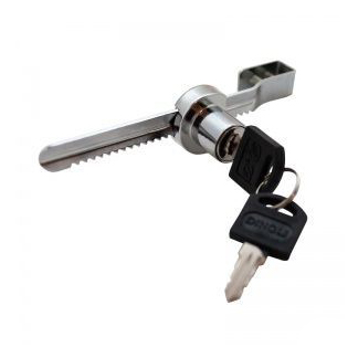 Замок- стекло реечный хром 31006