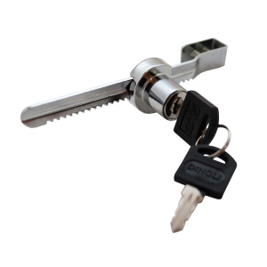 Замок- стекло реечный хром 31006