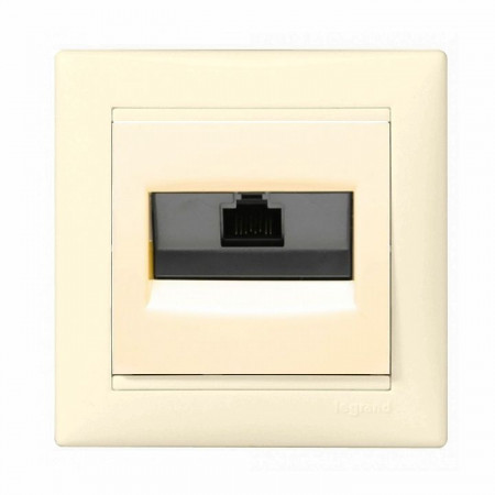 Механизм розетки информ. 1-м СП Valena слоновая кость Leg774341