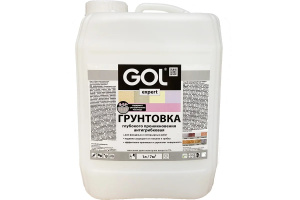 Грунтовка акриловая антигрибковая глубокого проникновения GOL expert (5л) Exp.116-5